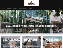 Tablet Screenshot of analisacontabil.com.br